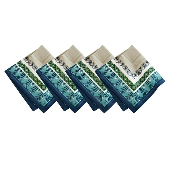 VILLEROY AND BOCH USA Villeroy and Boch Casale Blu Set of 4 Napkins - 21" x 21"