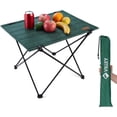 thumbnail image 1 of VILLEY Folding Camping Table with Carry Bag, Portable Lightweight Beach Table with Oxford Fabric and Reinforced Aluminum Panel for Outdoor, Camping, Picnic, Backyards, BBQ, 1 of 8