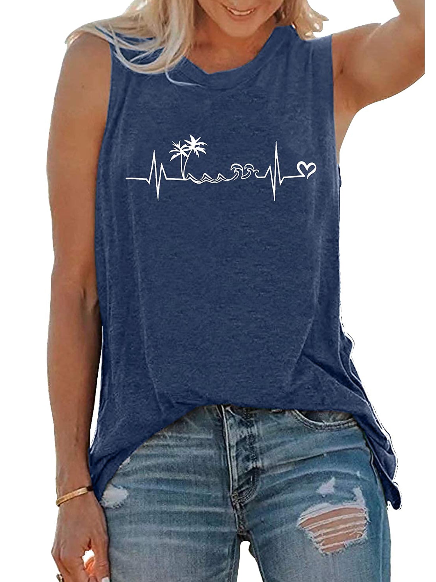 cute graphic tank tops