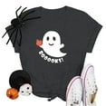 thumbnail image 1 of VILOVE Women Halloween BOOOOKS T-Shirt Cute Ghost Books Graphic Tees Funny Halloween Party Teacher Shirt, 1 of 7