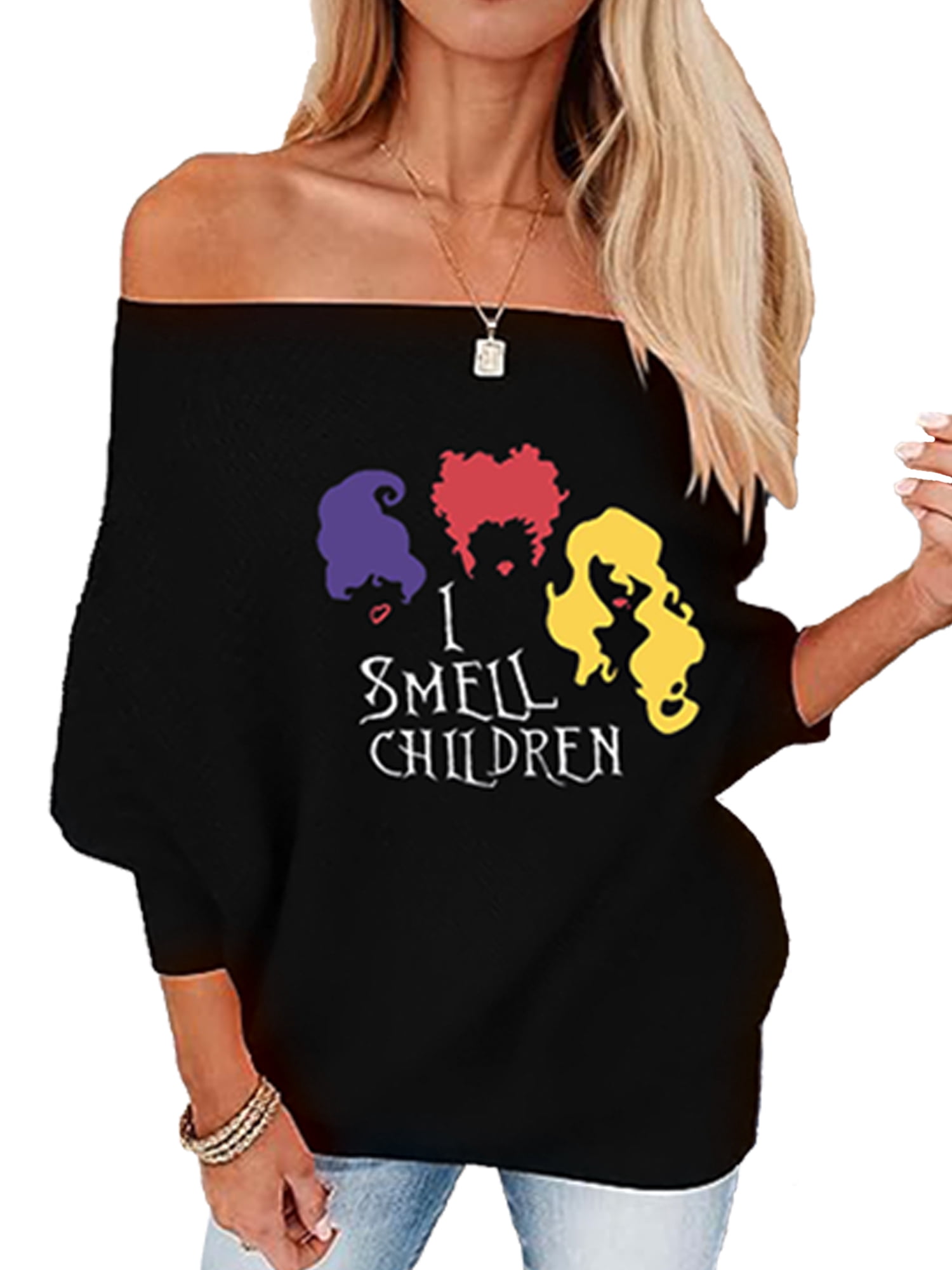 Simply Love Full Size HAPPY HALLOWEEN Graphic Sweatshirt main image 1