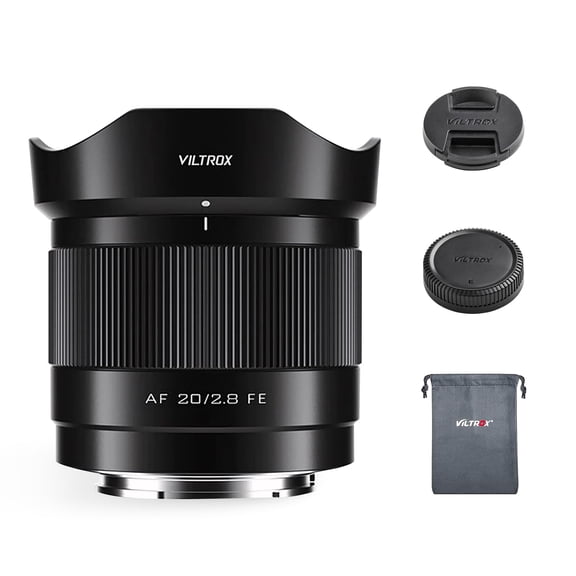 VILTROX FE 20mm f2.8, Full Frame E-Mount AF Lens - Super Wide Angle