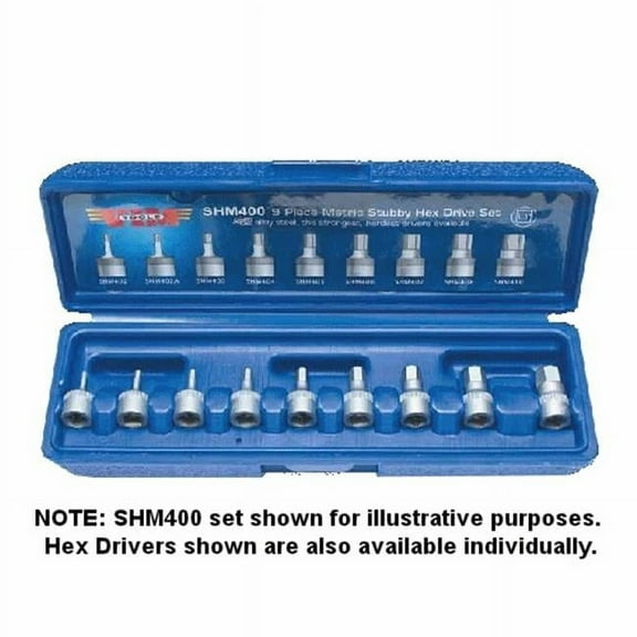 VIM Tools 0.25 in. Drive - 4 mm Hex One-Piece Driver Bit