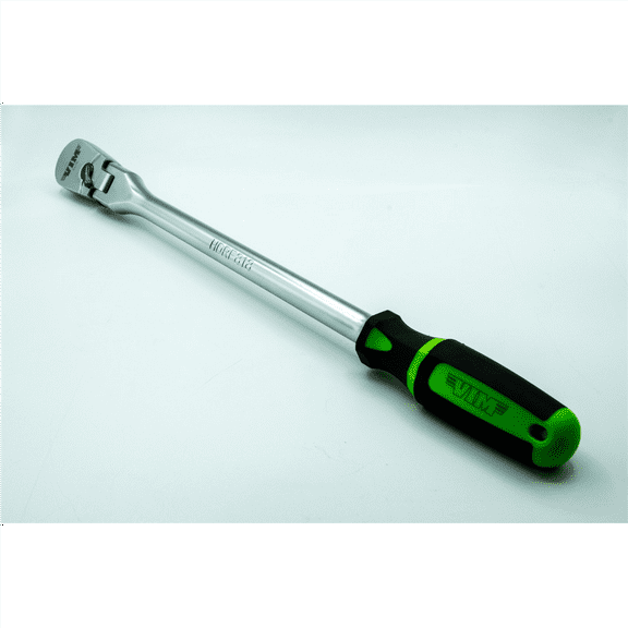 VIM Tools 1/2 Inch Drive 18 Inch Heavy Duty 90T Flex Head Ratchet
