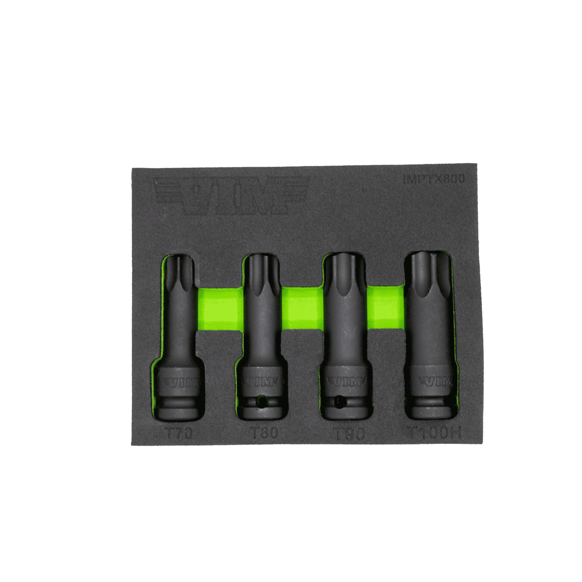 VIM Tools IMPTX800 Impact Rated Torx Driver Set T70 T80 T90 T100