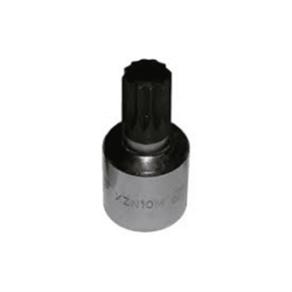 VIM Tools 10 mm Hex Bit, Chrome 1/2 Inch Square Drive Bit Holder