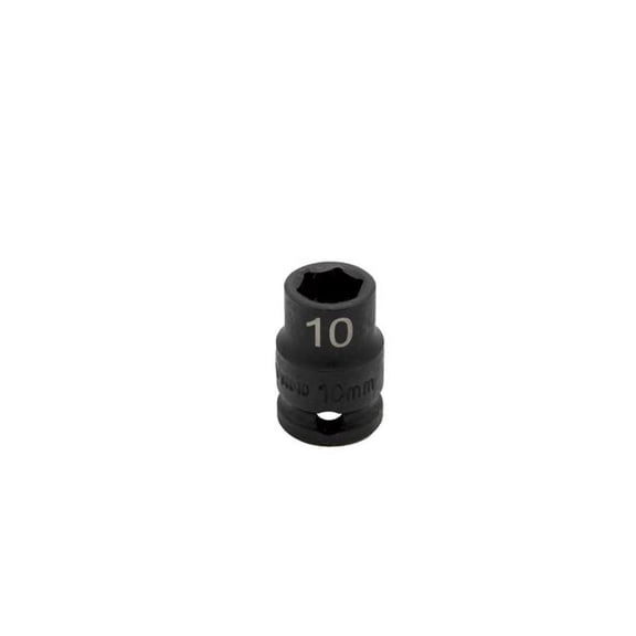 VIM Tools VIMIMPM610 10 mm x 0.375 in. Drive CR-MO Impact Socket - Shallow