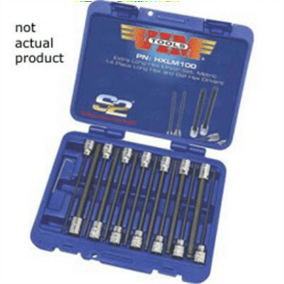 VIM Tools 4 mm Hex Blade, 3/8 Square Drive Holder, 6 Inch OAL