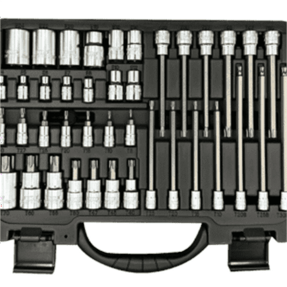 VIM Tools 40 Piece Elite TORX Master Driver And Socket Set - S2 Steel