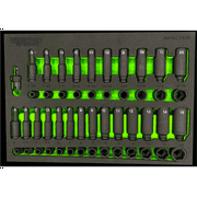VIM Tools IMPACT449 49-Piece 1/4 Drive Impact Socket Set Durable Versatile