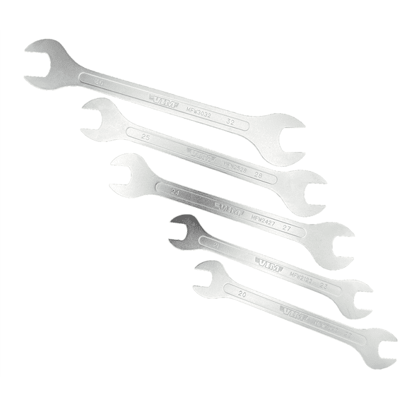VIM Tools 5 Piece Large Flat Wrench Extension Set - Metric