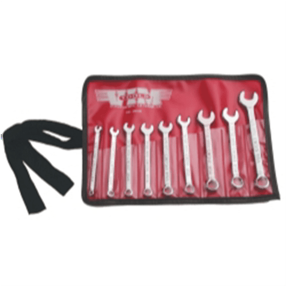 VIM Tools 9 Piece Midget 6 Point Box Combination Wrench Set