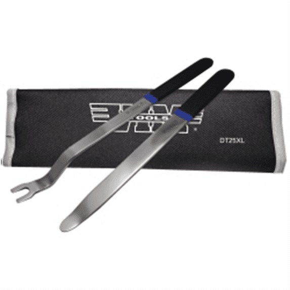 VIM Tools DT25XL Ultra Thin Extra Long Pry Trim Tool Set Stainless Steel