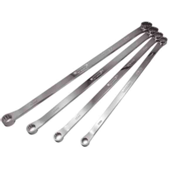 VIM Tools Drain Plug Wrench Set, Extra Long 8 mm Thru 19 mm