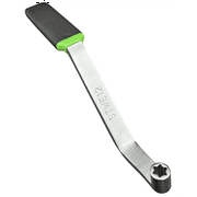 VIM Tools STWE12 Double 45 Degree Bend TORX E12 Wrench, Dual Dipped PVC Handle, Designed for Hard to Reach Starter Motor Bolts, BMW Service Tool Application