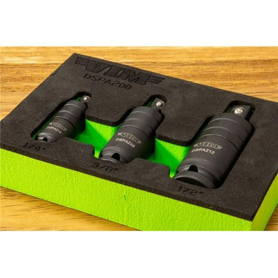 VIM Tools Impact Dual Swivel Pinless Adapter Set - 3 Piece - Walmart.com