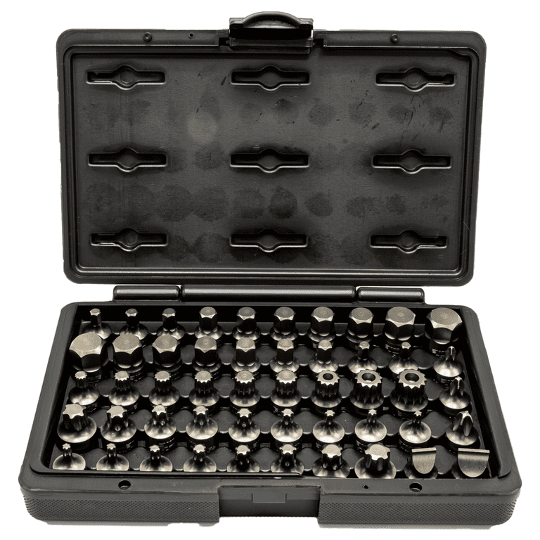 VIM Tools Impact Master Set, 50 Piece, Half Cut TORX, Hex, Flat