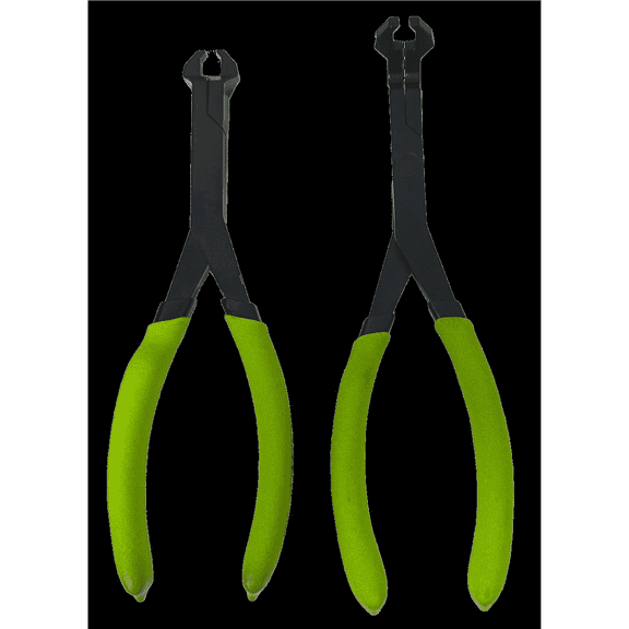 VIM Tools Push Pin Removal Pliers Set, Includes V230Straight And V231, 75 Degree Offset Pliers