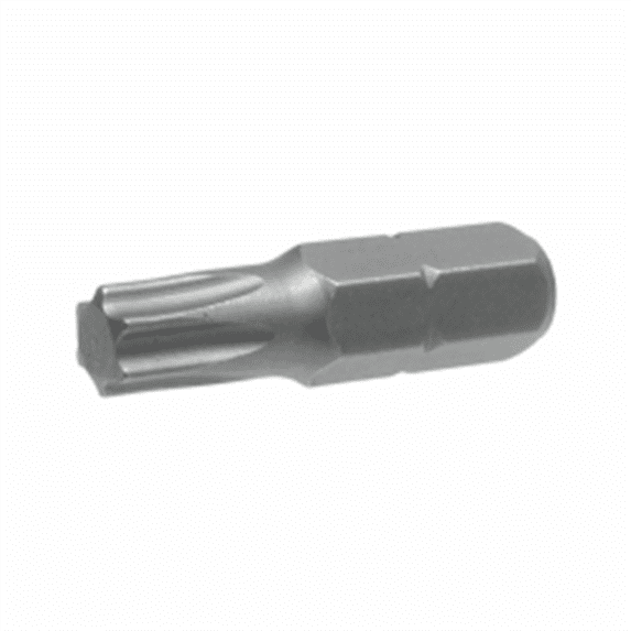 VIM Tools T20 Half Cut TORX Bit, 1/4 Inch Hex, 5/8 Inch OAL