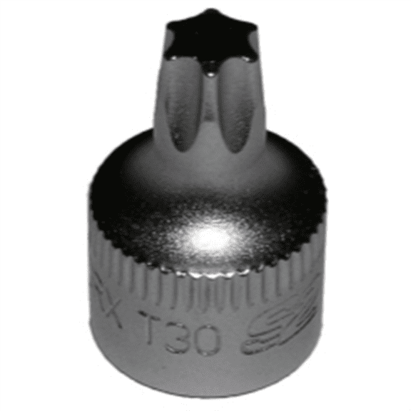 VIM Tools T30 - 1/2 CUT Torx Driver, 1/4 in. Square Drive, 3/4 in. OAL, S2 steel