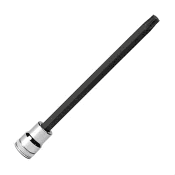 VIM Tools T40 TORX Driver 8 Inch OAL, 3/8 Inch Square Drive Holder