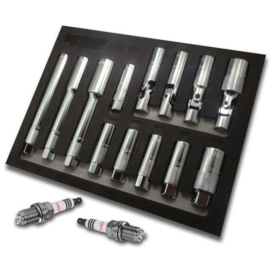VIM Tools VIM-SPMED58 0.62 in. Extra Deep Spark Plug Socket- One Piece