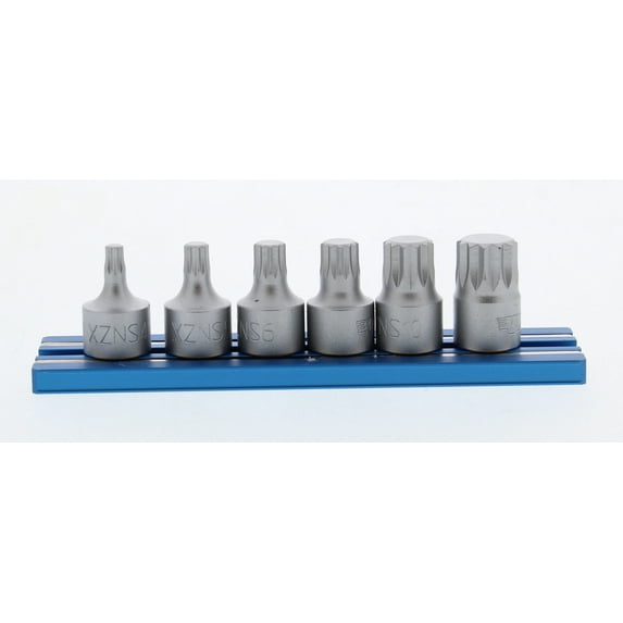 VIM Tools XZNS412 Stubby Triple Sq. 6 pc Drive Set