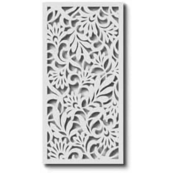 VIMA (Avines Decorative Wall Art Panel - 48" L x 24" W x 3/8" H, White PVC Board Panel with Private Screen Fence Design for Home Renovation & Wall Dcor$$Tools & Hardware Other
