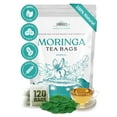 thumbnail image 1 of VIMMANCE Moringa Dried Leaves Tea Bags, 120 counts, Hojas de Oleifera, Vietnamese Herbal Tee, Miracle Tree Leafs, 100% Natural Leaf Teabags, Decaf, Sugar Free, Balance Taste, 1 of 1