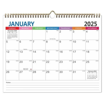 KeirineCC Wall Calendar 20262027,Jan 2025 Jun 2027,15X12 In,2026