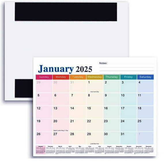 VINAUO 2025 Magnetic Calendar for Fridge, Magnetic Calendar for Refrigerator, 11"x10" Fridge Calendar Magnet Runs Until June 2026, 18 Monthly Refrigerator Calendar for Easy Organization