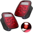 VINAUO 2X Trailer Tail Lights, 39 LED Trailer Light Kit, Stop Turn Tail
