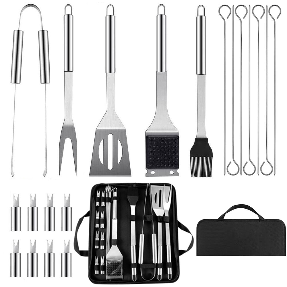 VINAUO Grill Tools Set,Grill Set,Grilling Utensil Set,Grilling Accessories,Stainless Steel Grill