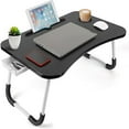 VINAUO Laptop Desks,Foldable Lap Desk with Cup Slot,Notebook Breakfast