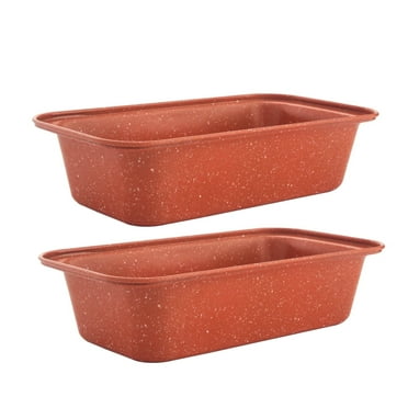 VINAUO Non-Stick Loaf Pan Set, 2 Pieces Bread Pan for Baking, Carbon Steel Toast Pan for Baking Bread with Oven (9 x 5 In)