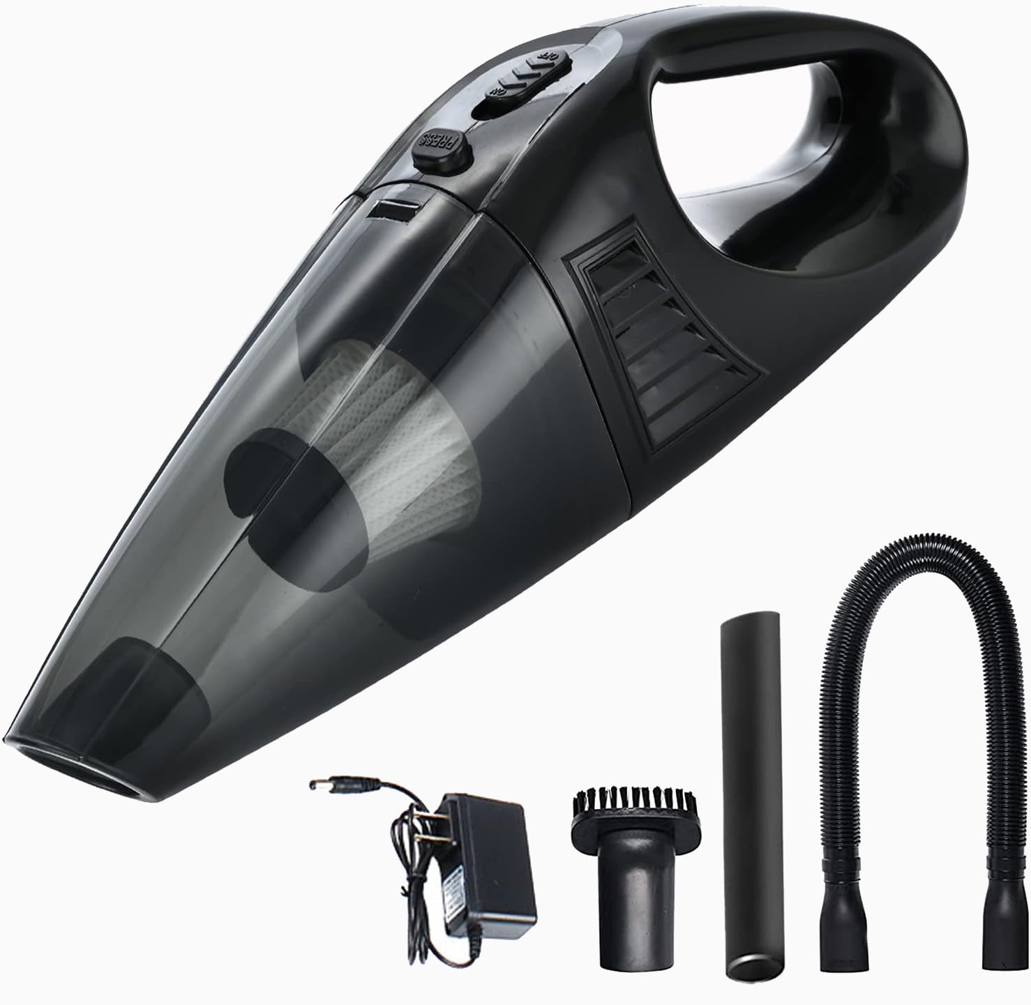 VINAUO Portable Car Vacuum Cleaner,3300Pa Cordless Handheld Vacuum for