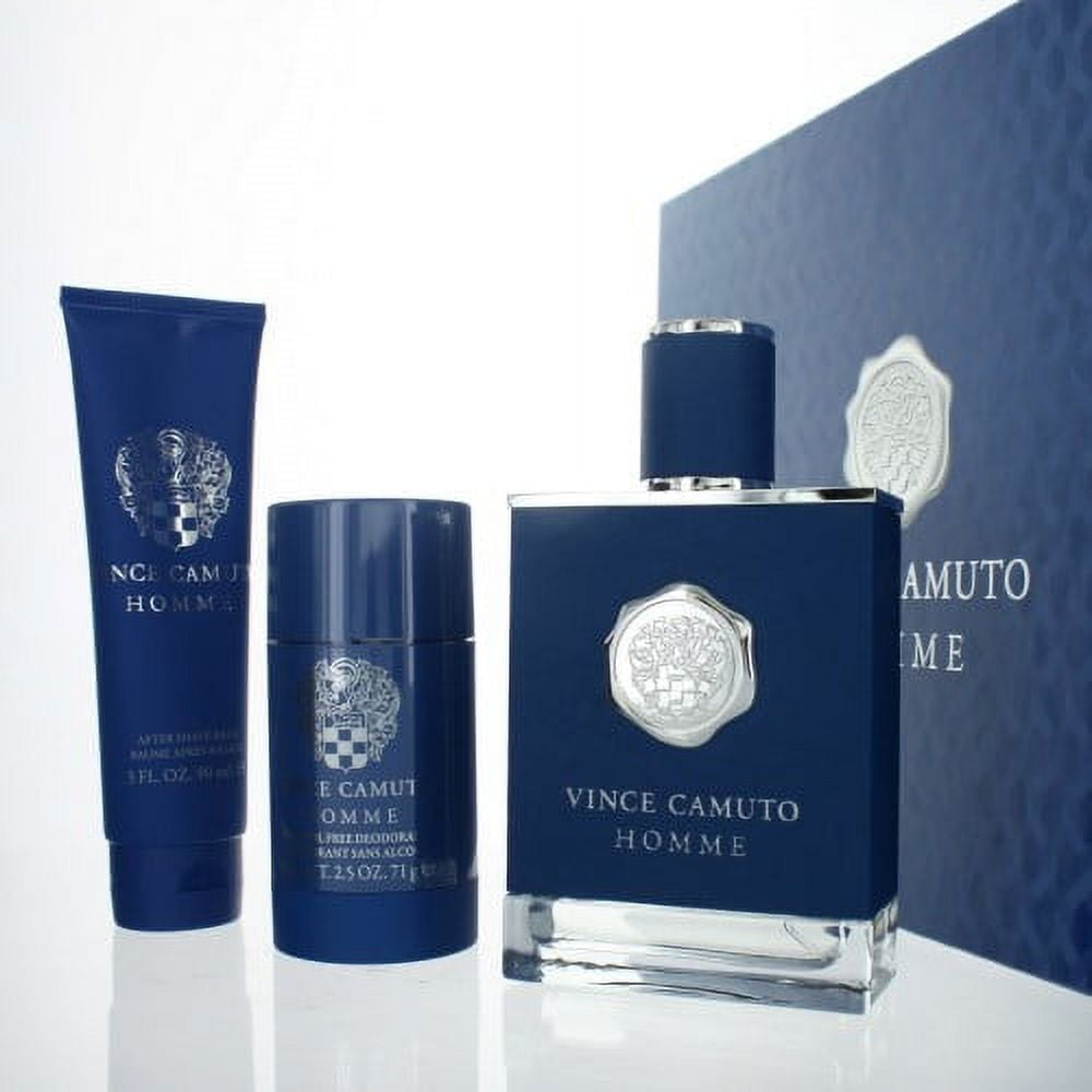 VINCE CAMUTO HOMME MEN 3 PIECE GIFT SET - 3.4 OZ EAU DE TOILETTE SPRAY by VINCE  CAMUTO 