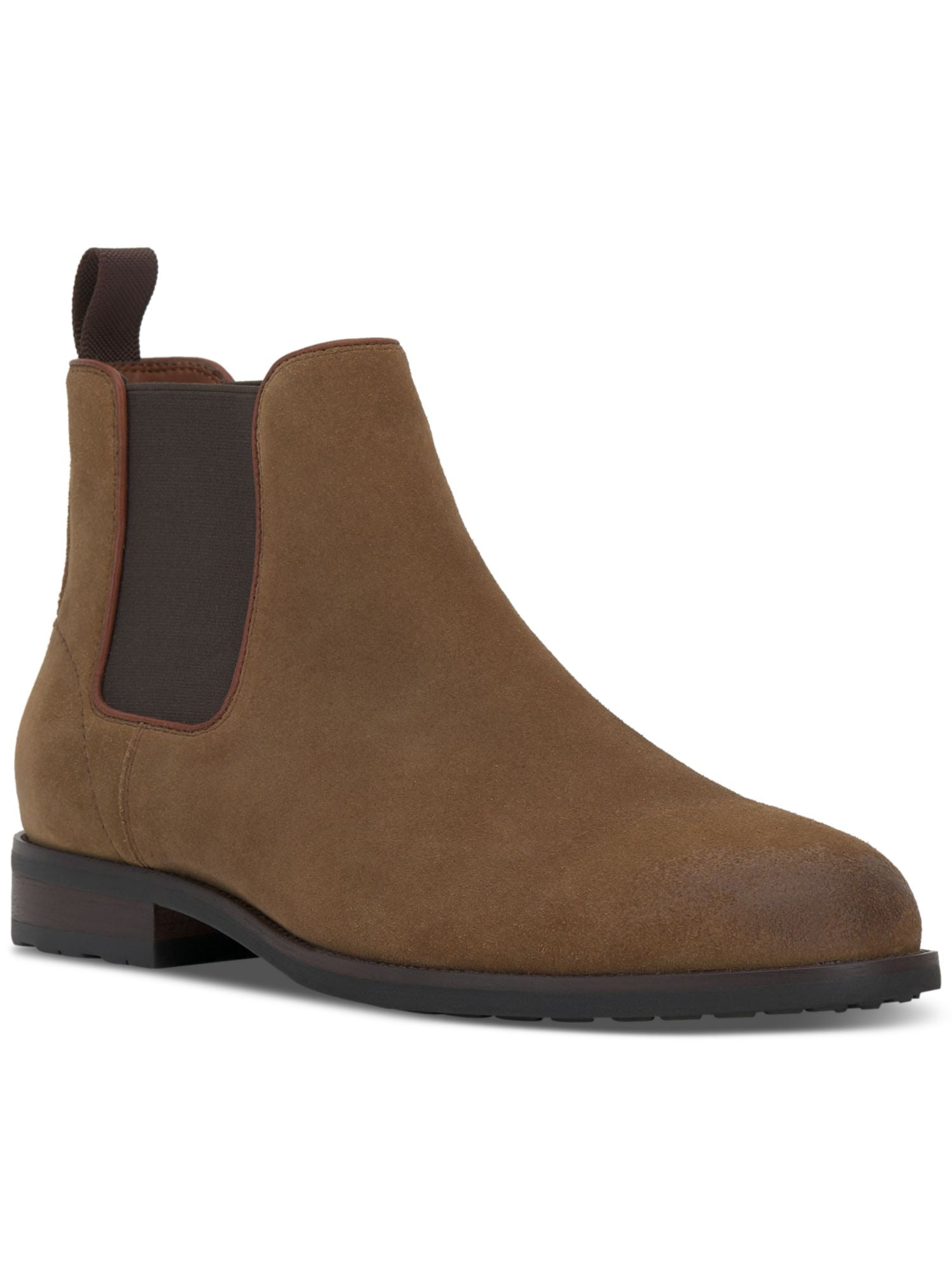 VINCE CAMUTO Mens Brown Lug Sole Pull Tab Goring Cushioned 