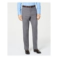 thumbnail image 1 of VINCE CAMUTO Mens Gray Flat Front Patterned Slim Fit Performance Stretch Suit Separate Pants 33W\32L, 1 of 3