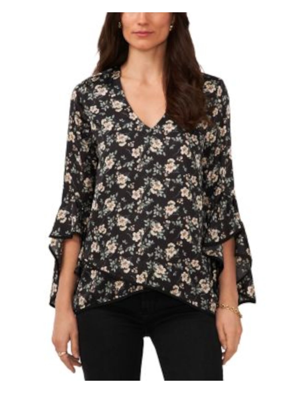 vince camuto ruffle sleeve blouse