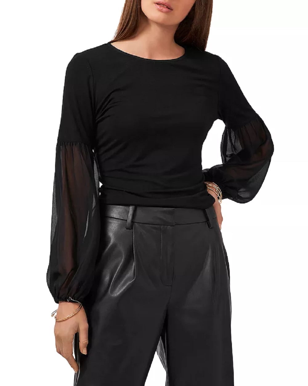vince camuto bell sleeve blouse