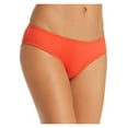thumbnail image 1 of VINCE CAMUTO Women's Red Stretch Lined Moderate Coverage Shirred Riviera Cheeky Swimsuit Bottom M, 1 of 2