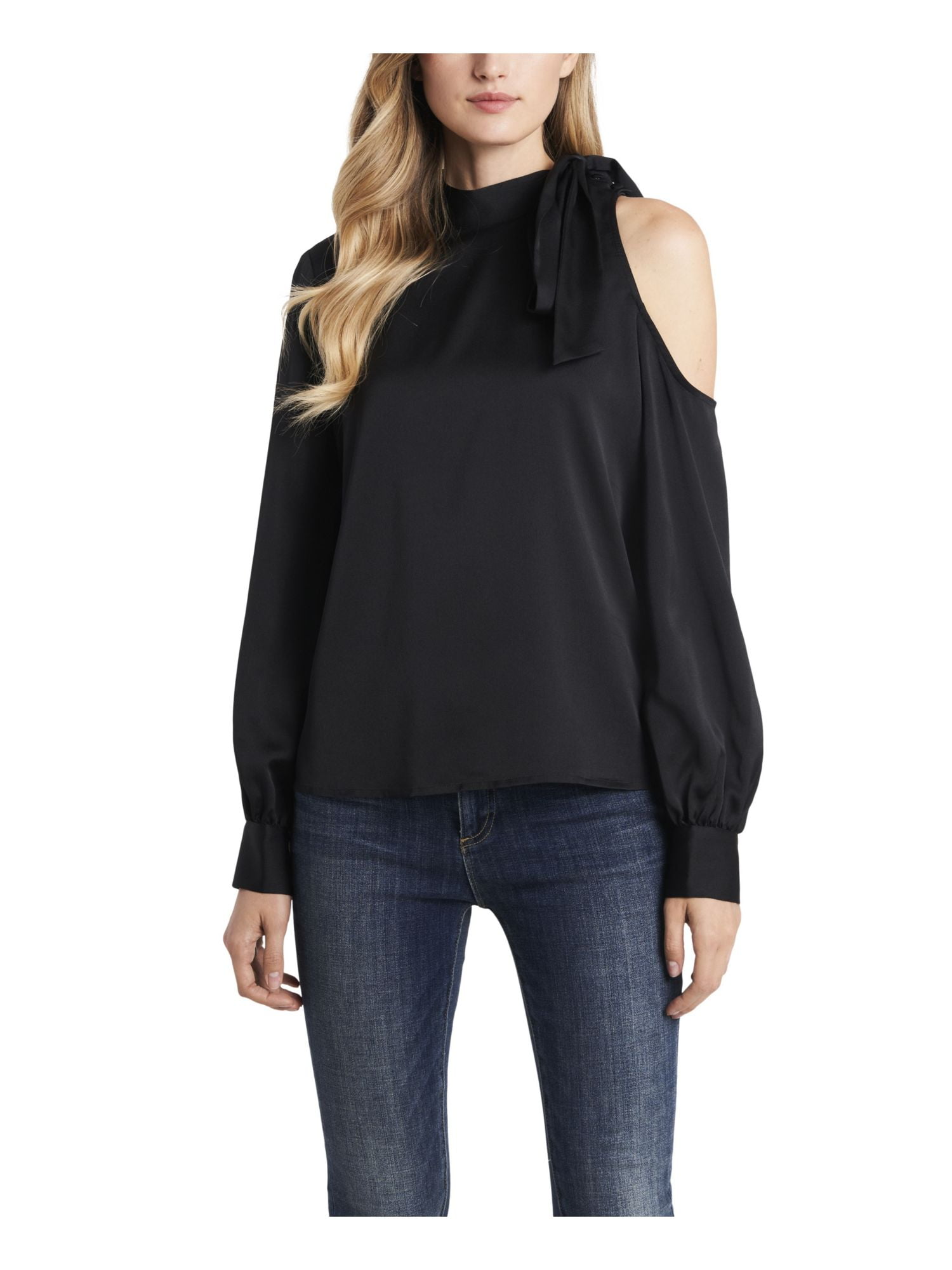 Vince camuto cheap tie neck blouse