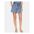 thumbnail image 1 of VINCE CAMUTO Womens Blue Zippered Shorts Size: 8, 1 of 2
