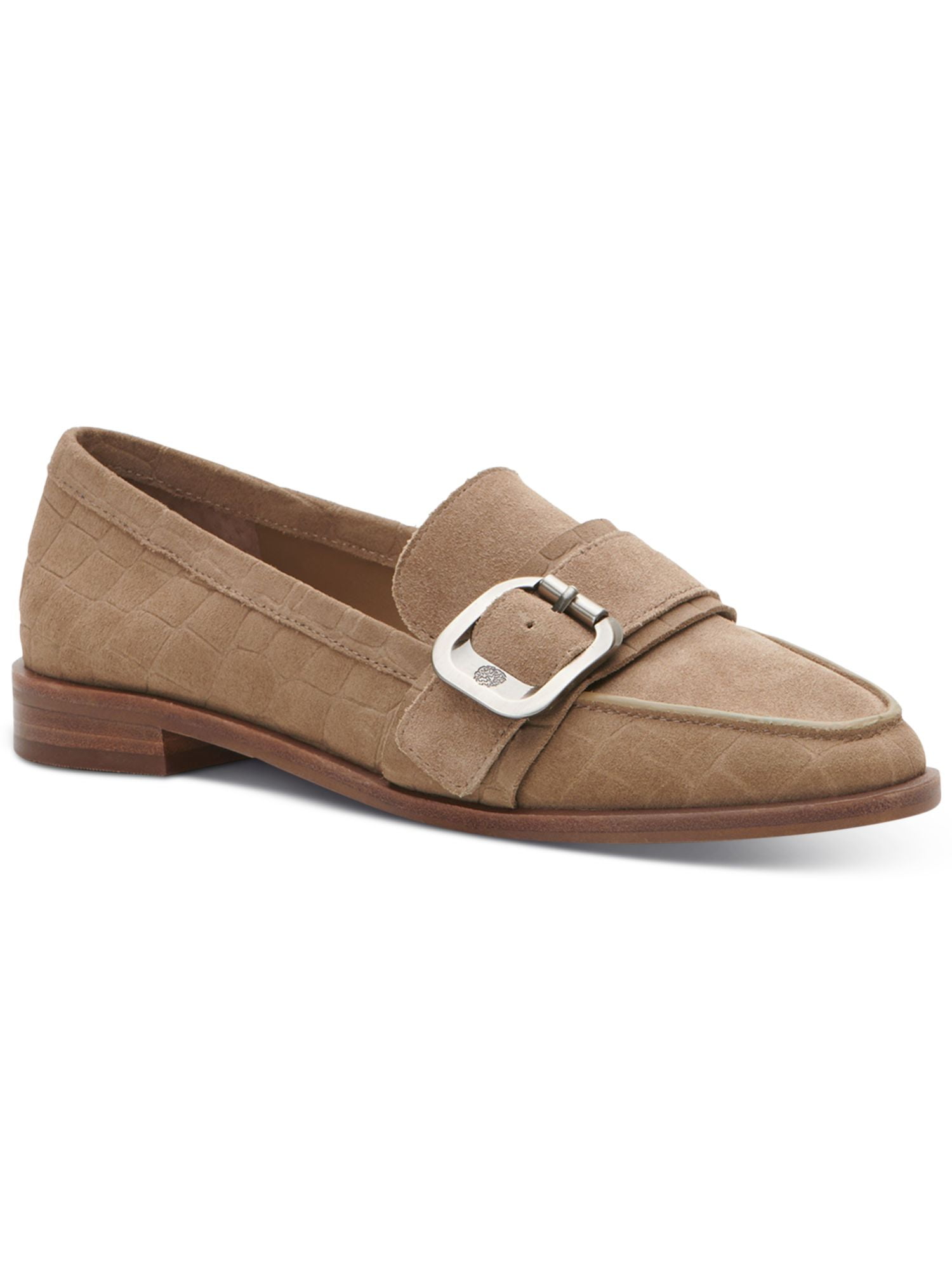 VINCE CAMUTO Womens Brown Cushioned Cenkanda Round Toe Slip  display picture 2