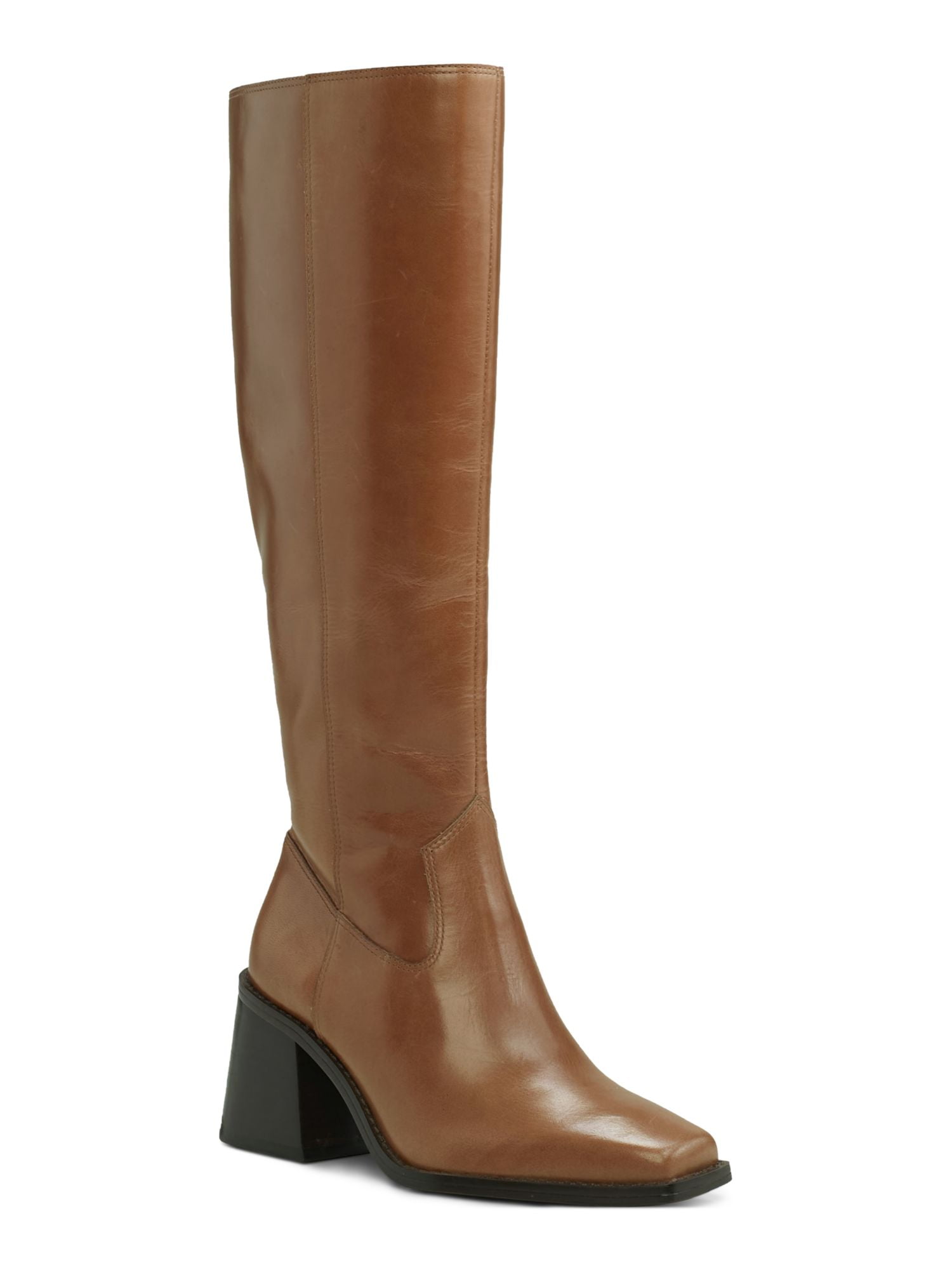 Vince camuto brown leather boots top