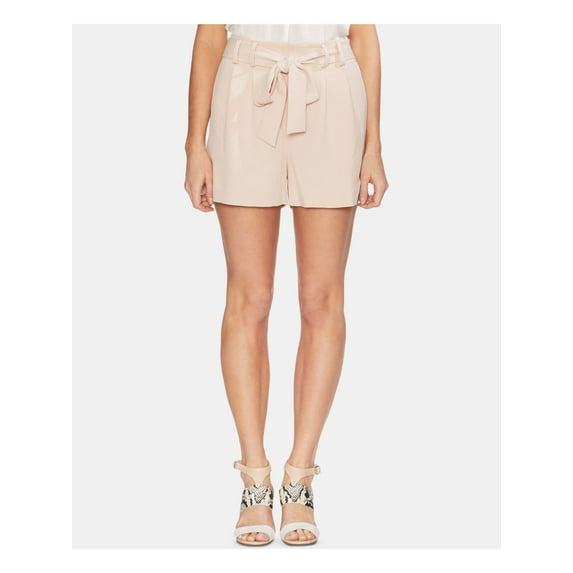 VINCE CAMUTO Womens Coral Textured Pocketed Shorts Size: 14