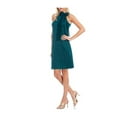 thumbnail image 1 of VINCE CAMUTO Womens Green Sleeveless Halter Above The Knee Evening Shift Dress 6, 1 of 2