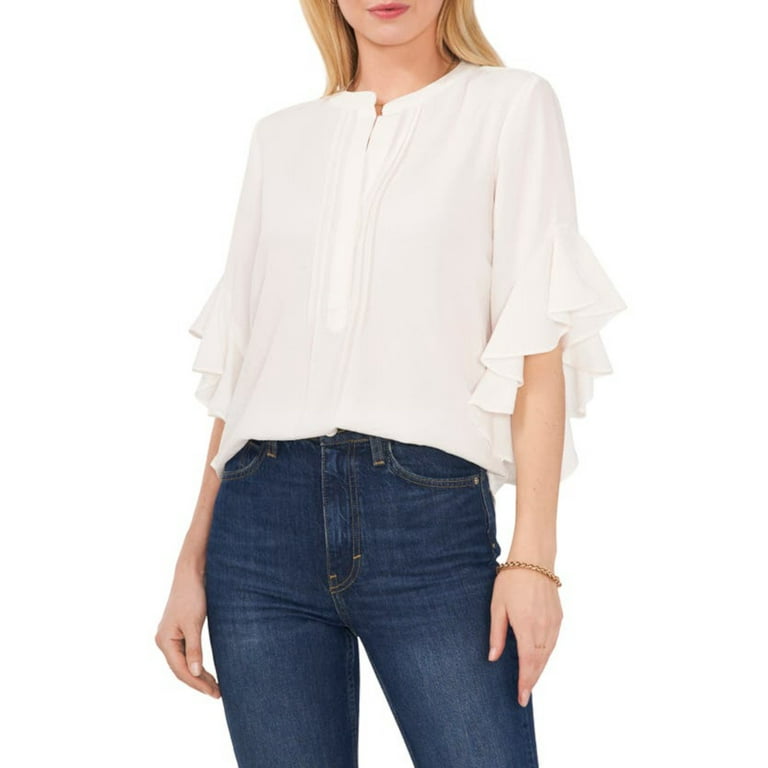 Vince camuto cheap ruffle top