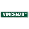 thumbnail image 1 of VINCENZO Street Sign Childrens Name Room Sign | Indoor/Outdoor |  30" Wide, 1 of 5